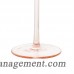 Cathys Concepts Personalized 8 Oz. Blush Rose Gilded Rim Coupe Flutes YCT4627