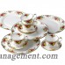 Royal Albert Old Country Roses Bone China 12 Piece Dinnerware Set, Service for 4 RAL1459
