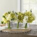 Birch Lane™ Hydrangea Centerpiece in Glass Vase BL20346