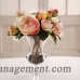 Jane Seymour Botanicals Roses Centerpiece in Decorative Vase JSBT1026