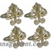 Manor Luxe Fleur de Lis Elegant Napkin Ring MNLX1062