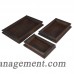 Household Essentials 3 Piece Wooden Tray Set HUU2798