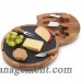 VonShef Acacia Slate 6 Piece Cheese Board Set VNSH1294