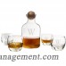 Cathys Concepts 5 Piece Personalized Glass Decanter Set YCT3317
