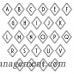 Susquehanna Glass Deco Diamond Monogram Travel Carafe ZSG3197