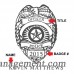 Home Wet Bar Police Badge Personalized Argos 23 oz. Whiskey Decanter HWTB1369