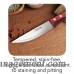 Tramontina Porterhouse 5" 5 Piece Steak Knife Set with Hardwood Counter Block SBSR1018